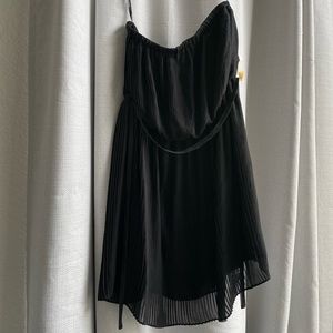 Black Strapless Mini Dress NEW WITH TAGS